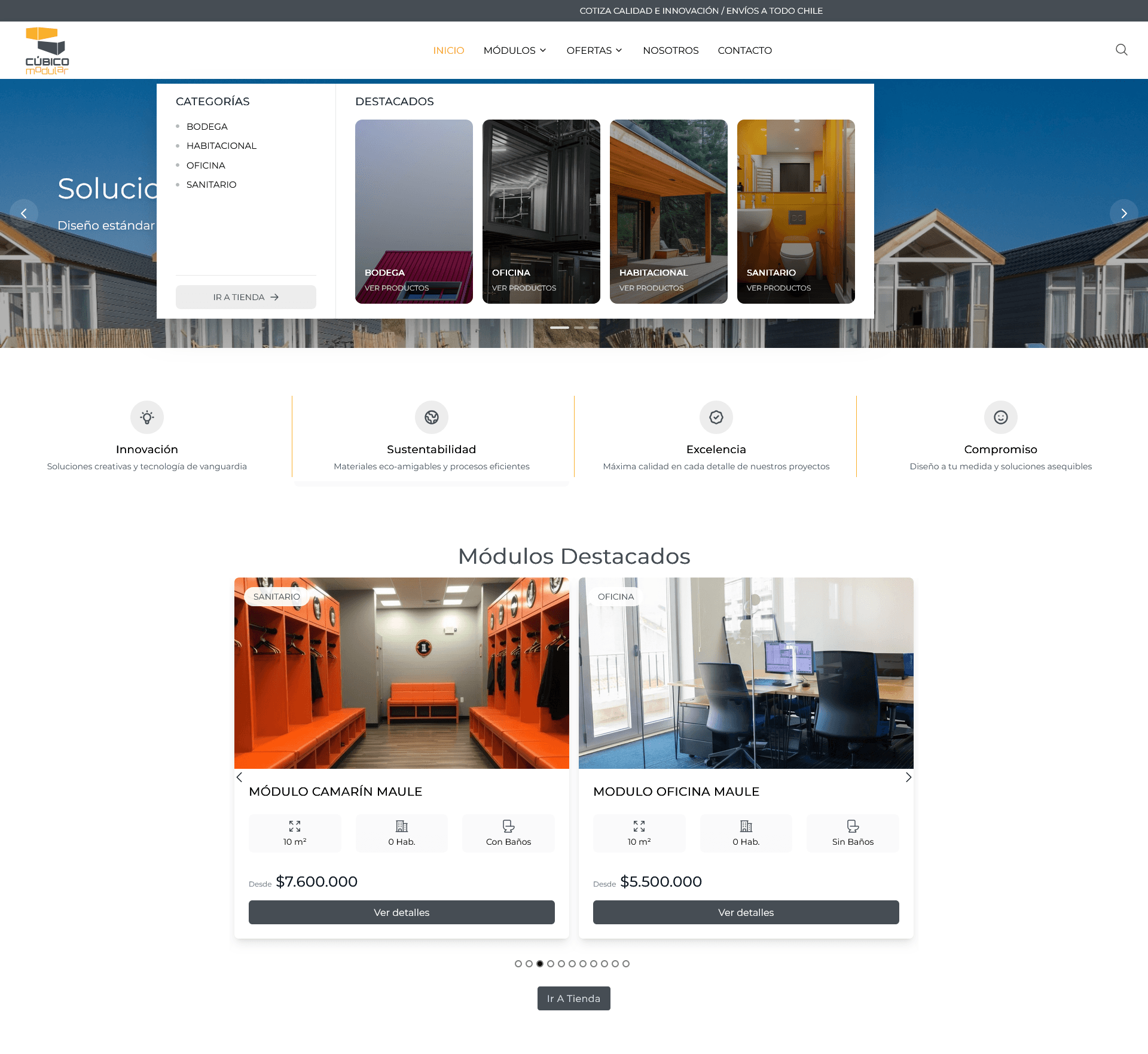 Cubico Modular website